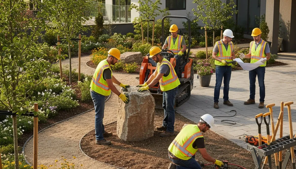 Landscape design service in Staten Island, NY for customized outdoor spaces and tree care projects