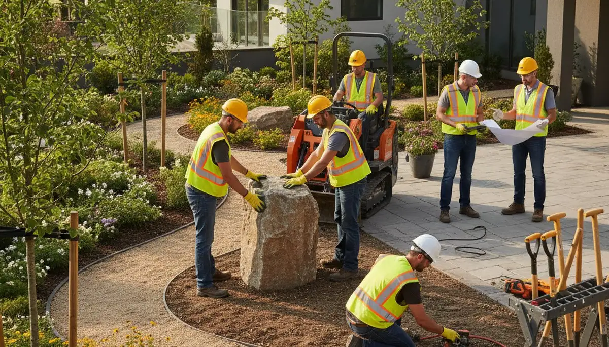 Landscape design service in Staten Island, NY for customized outdoor spaces and tree care projects