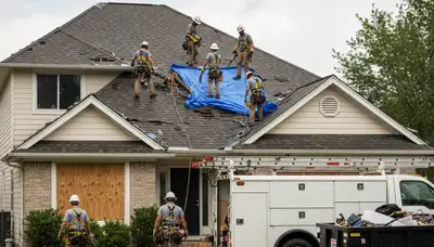 Storm damage tree removal service in Staten Island, NY for safe cleanup and property restoration