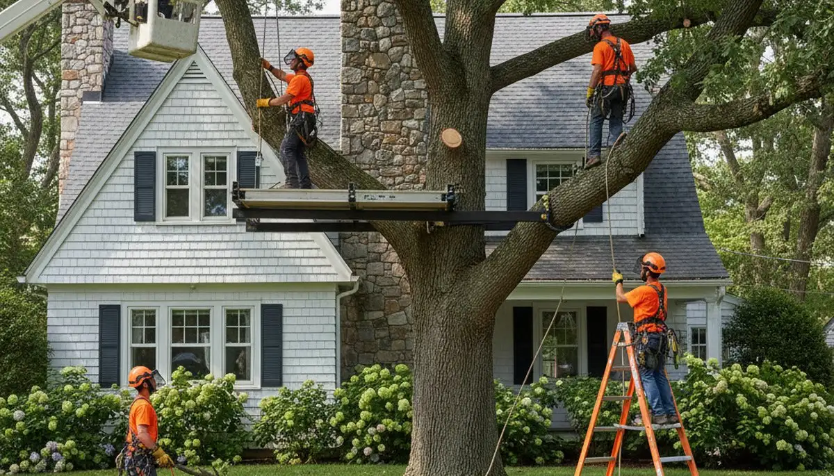 Staten Island, NY tree service crew providing professional tree trimming and removal services