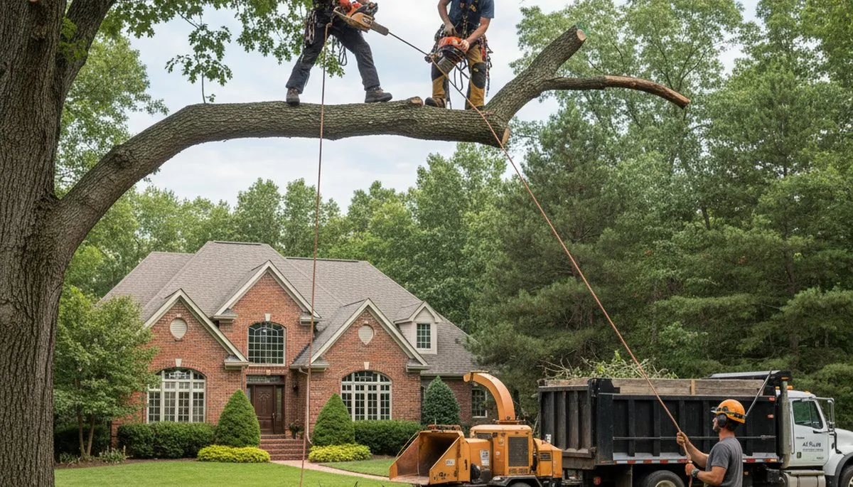 Professional tree service team in Staten Island, NY providing tree trimming and removal