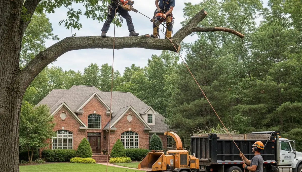 Professional tree service team in Staten Island, NY providing tree trimming and removal