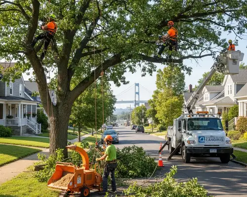 Tree trimming service for Staten Island, NY canopies by professional tree care experts